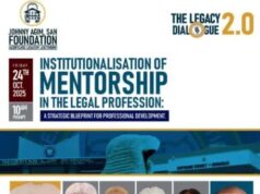 Legacy Dialogue 2.0 — Institutionalising Mentorship in the Legal Profession: A Call to Action